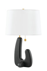 Lighting - Table Lamp Regina 1 Light Table Lamp // Aged Brass 
