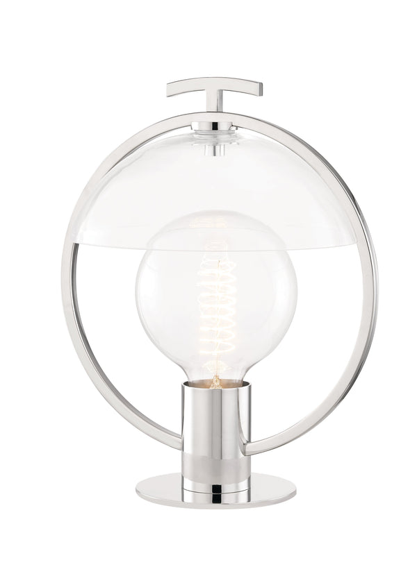 Lighting - Table Lamp Ringo 1 Light Table Lamp // Polished Nickel 