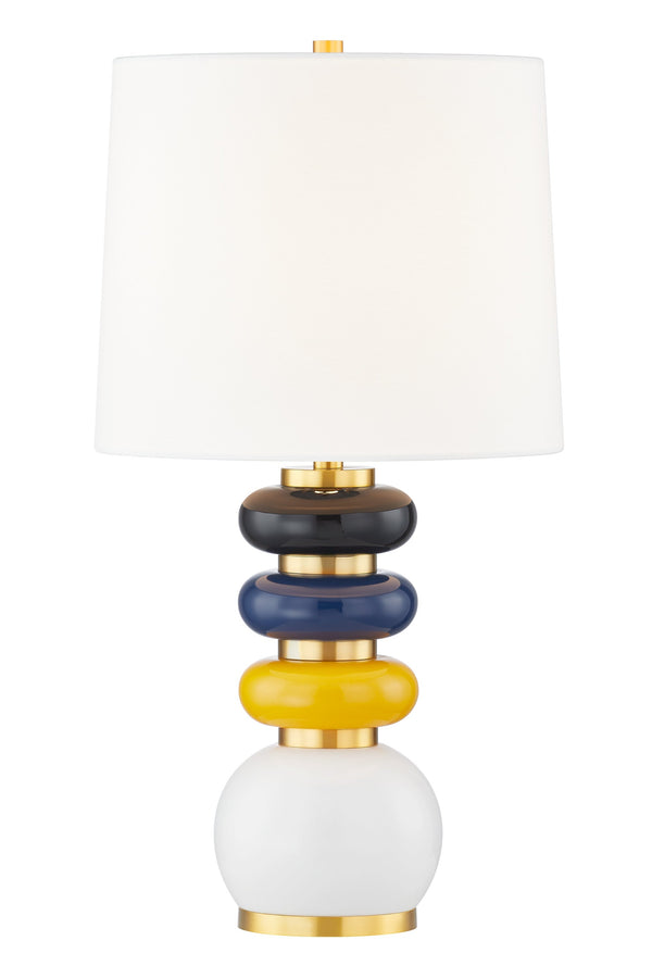 Lighting - Table Lamp Robyn 1 Light Table Lamp // Aged Brass 