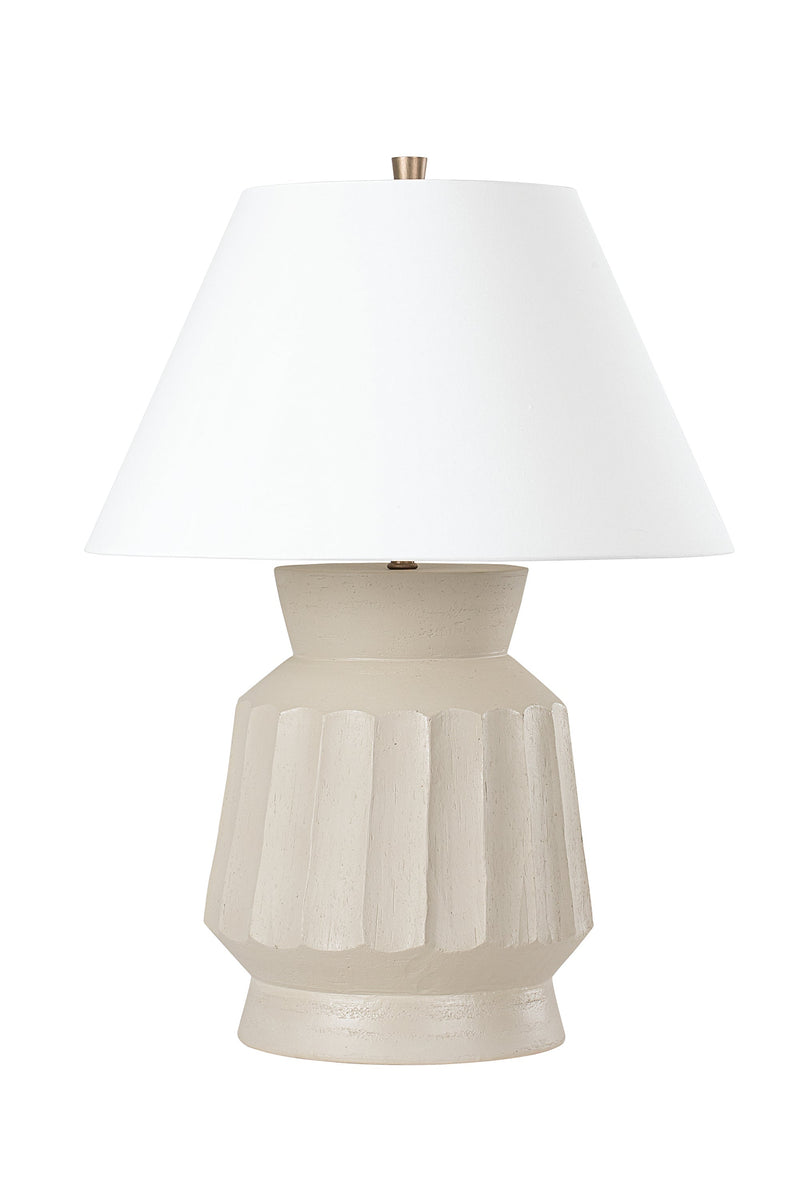 Lighting - Table Lamp Selma One Light Table Lamp // Ceramic Unglazed Gray 