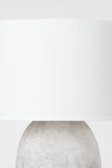 Lighting - Table Lamp Zeke 1 Light Table Lamp // Ceramic Weathered Grey 