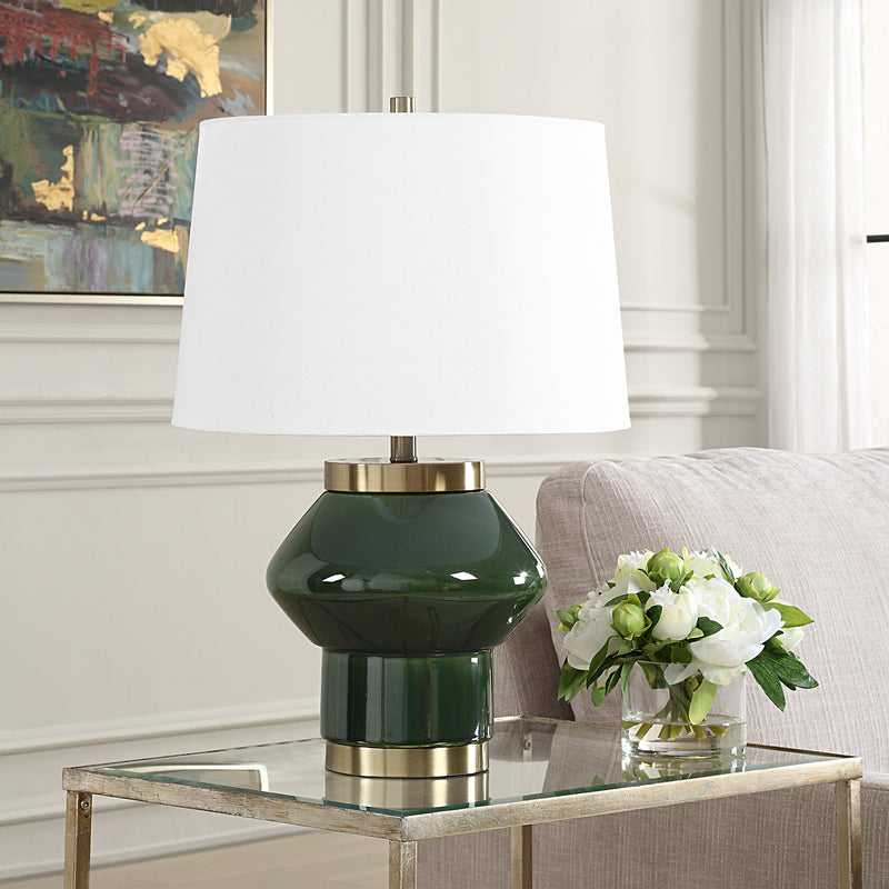 Lighting Tayson Jade Green Table Lamp 