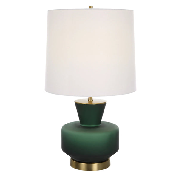 Lighting Trentino Dark Emerald Green Table Lamp 