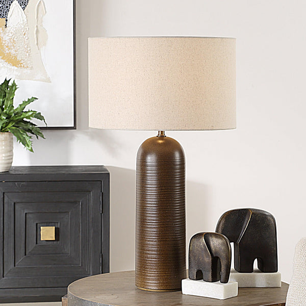 Lighting Trexler Brown Table Lamp 