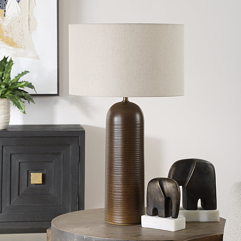 Lighting Trexler Brown Table Lamp 