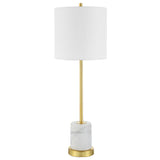 Lighting Turret Gold Buffet Lamp 