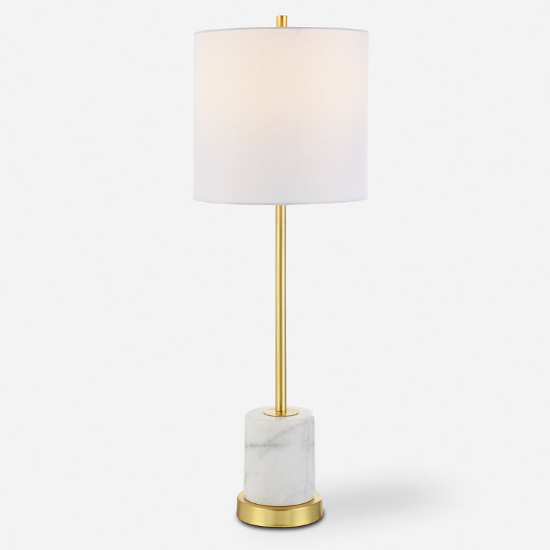 Lighting Turret Gold Buffet Lamp 