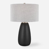 Lighting Twilight Satin Black Table Lamp 