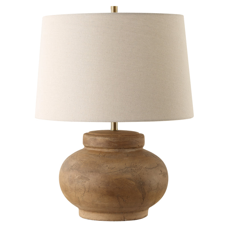 Lighting Urbino Aged Terracotta Table Lamp 