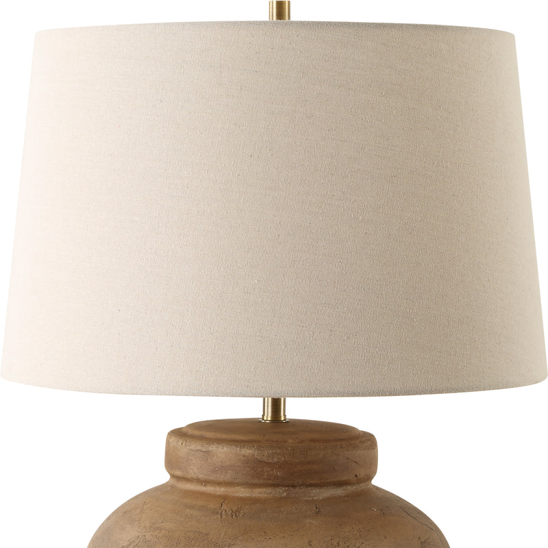 Lighting Urbino Aged Terracotta Table Lamp 