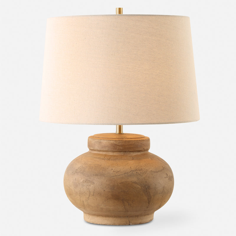 Lighting Urbino Aged Terracotta Table Lamp 