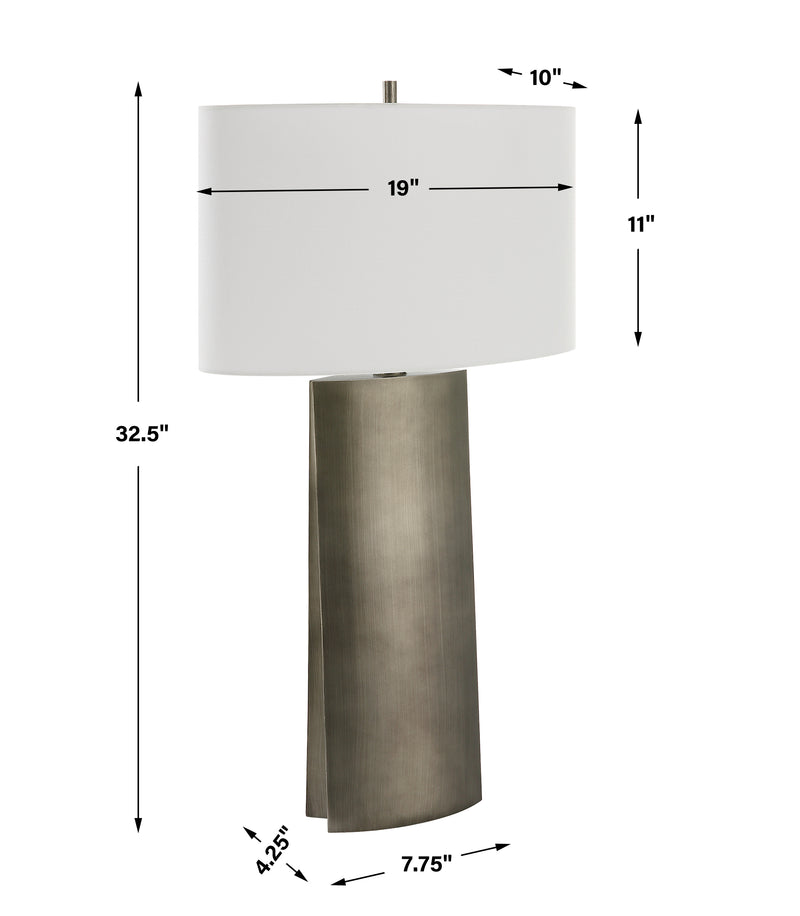 Lighting V-Groove Modern Table Lamp 