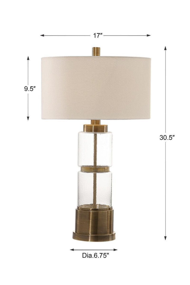 Lighting Vaiga Glass Column Lamp 