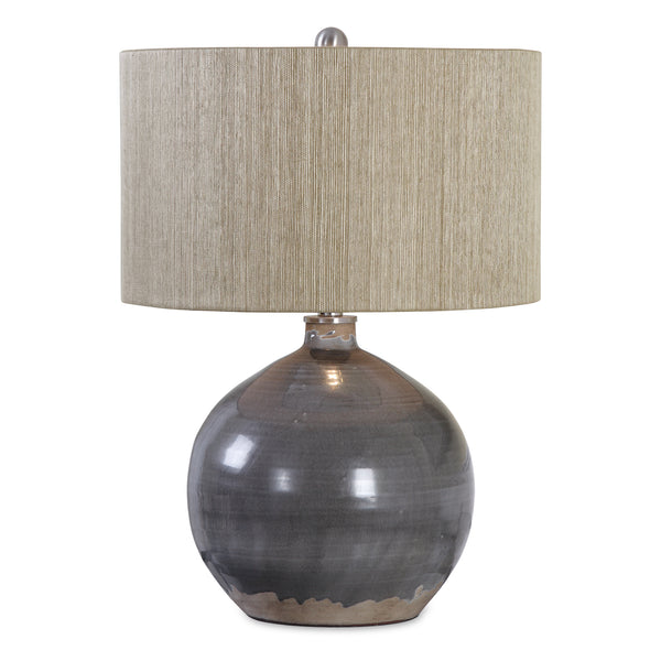 Lighting Vardenis Gray Ceramic Lamp 