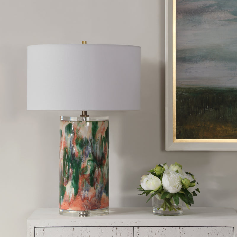 Lighting Verdant Multi-Colored Table Lamp 