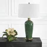 Lighting Verdell Green Table Lamp 