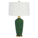 Lighting Verdell Green Table Lamp 