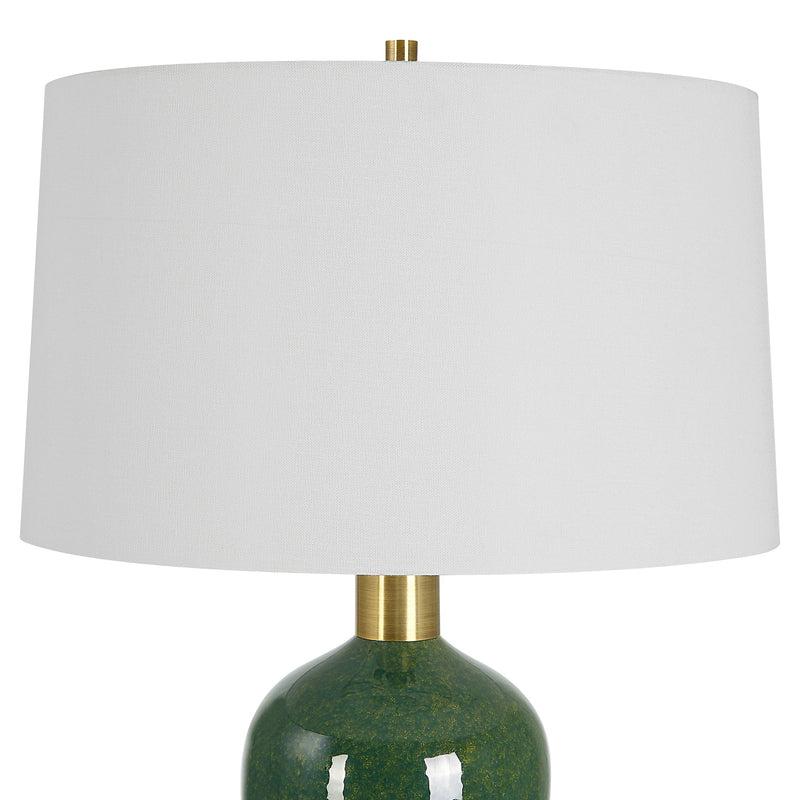 Lighting Verdell Green Table Lamp 