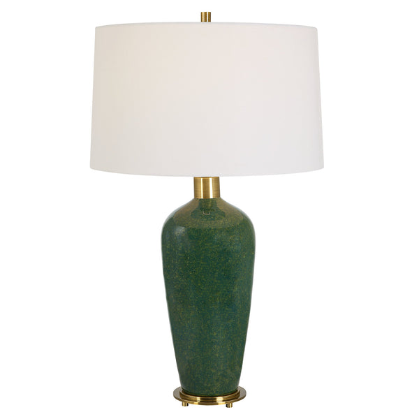 Lighting Verdell Green Table Lamp 