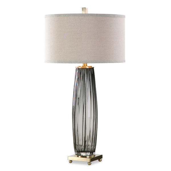 Lighting Vilminore Gray Glass Table Lamp 