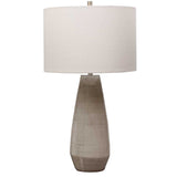 Lighting Volterra Taupe-Gray Table Lamp 