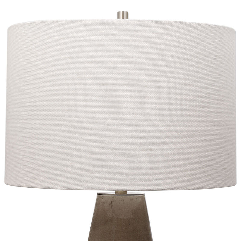 Lighting Volterra Taupe-Gray Table Lamp 