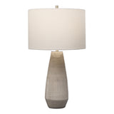 Lighting Volterra Taupe-Gray Table Lamp 