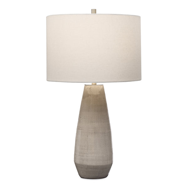 Lighting Volterra Taupe-Gray Table Lamp 