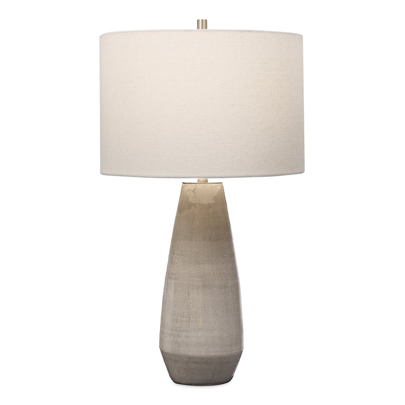 Lighting Volterra Taupe-Gray Table Lamp 
