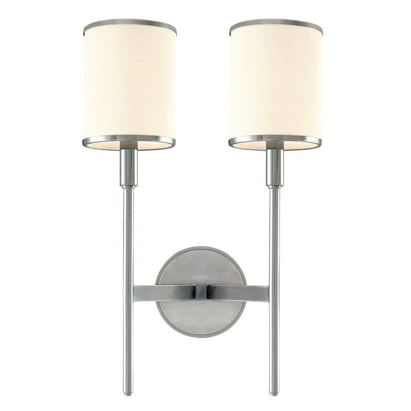 Lighting - Wall Sconce Aberdeen 2 Light Wall Sconce // Polished Nickel 