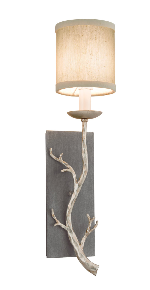 Lighting - Wall Sconce Adirondack 1lt Wall Sconce // Graphite and Silver Leaf 