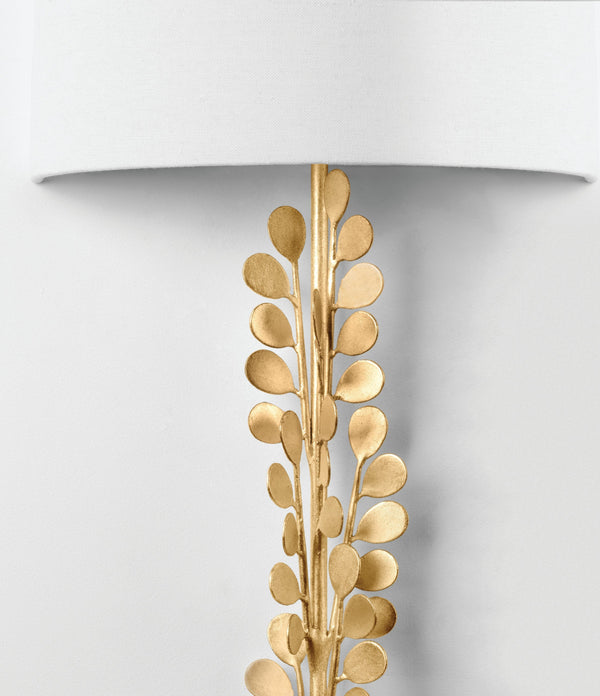 Lighting - Wall Sconce Adrienne 2 Light Wall Sconce // Vintage Gold Leaf 