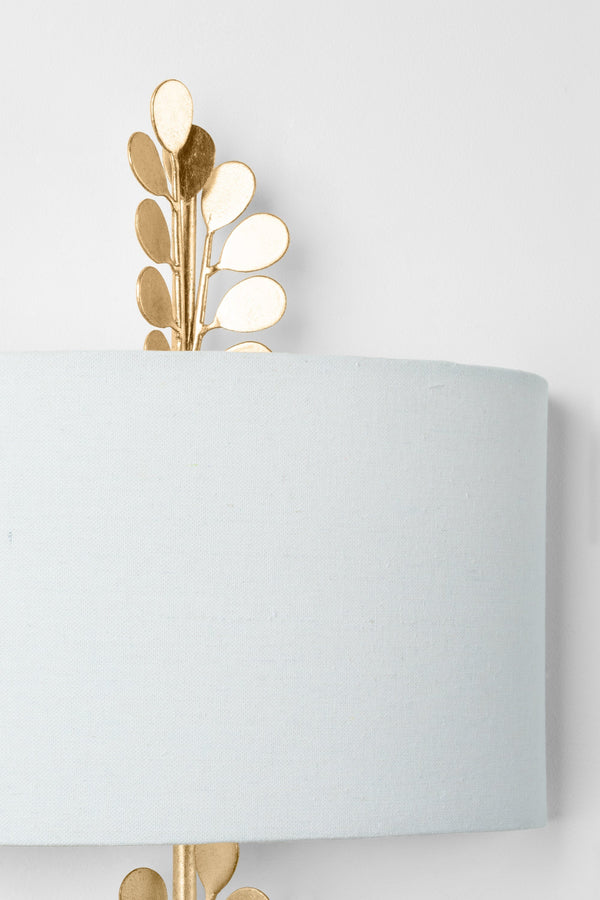 Lighting - Wall Sconce Adrienne 2 Light Wall Sconce // Vintage Gold Leaf 