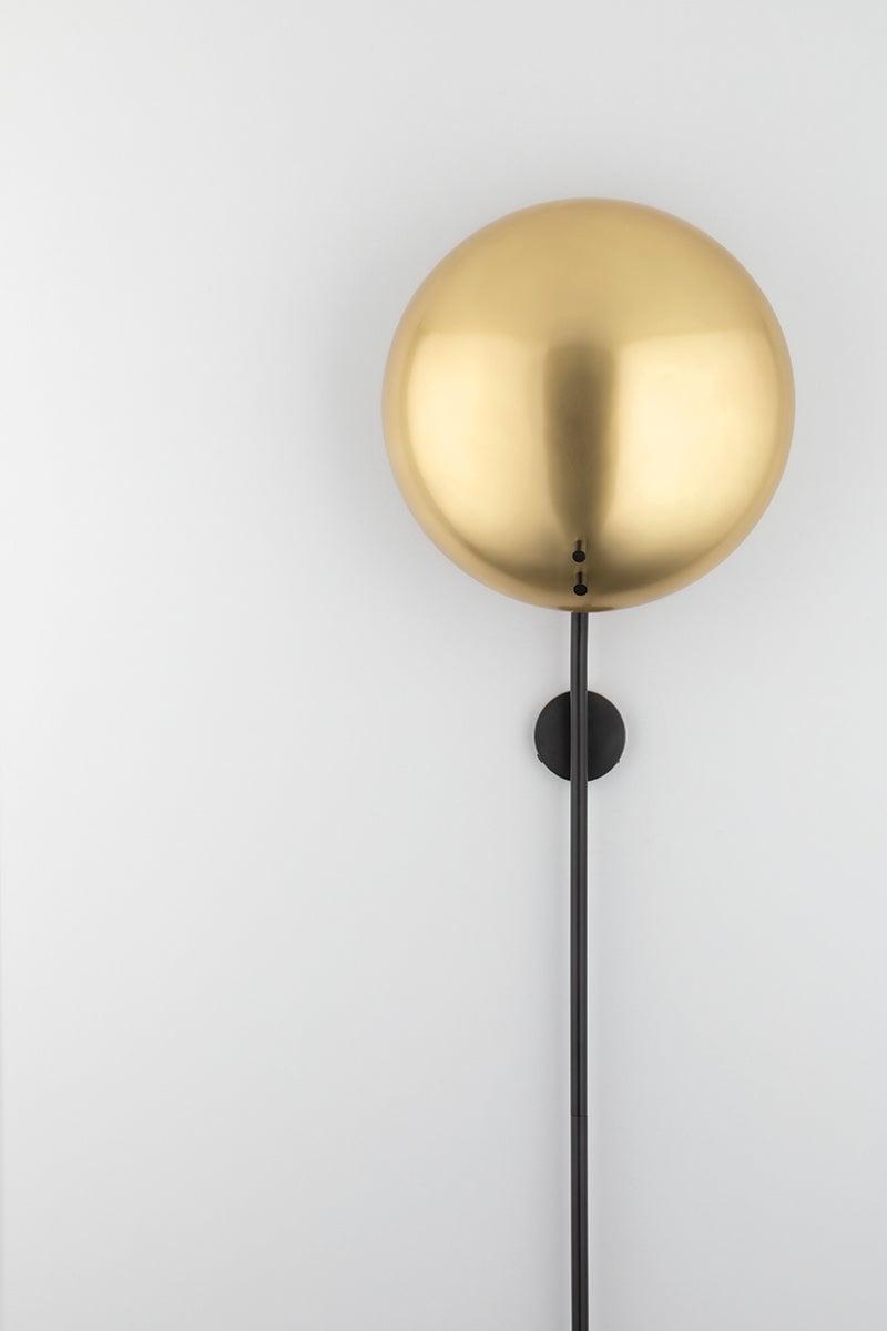 Lighting - Wall Sconce Afton 1 Light Plug In Wall Sconce // Aged Old Bronze 