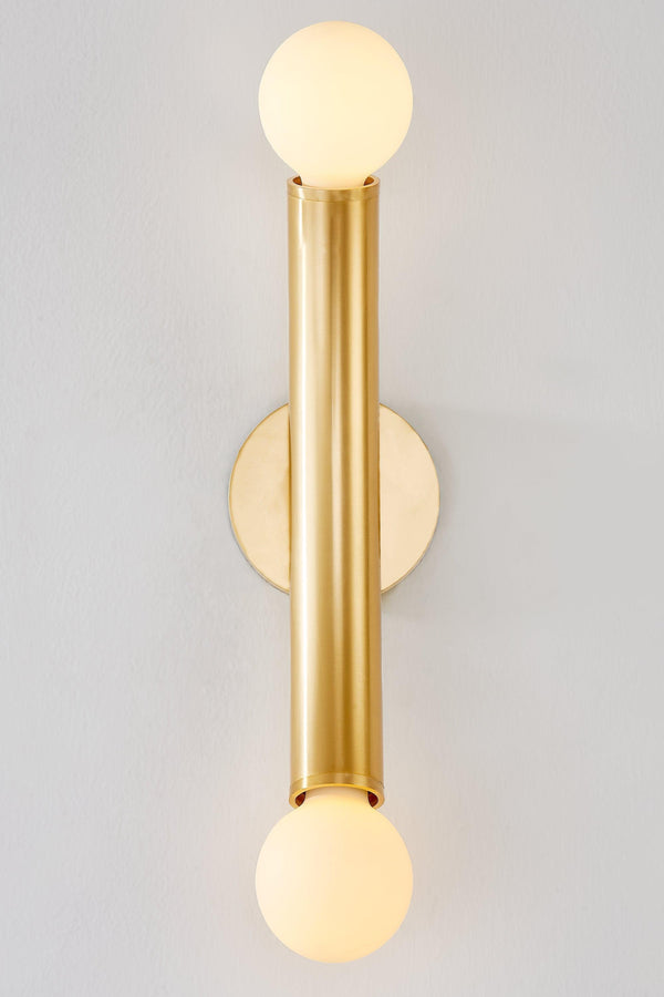 Lighting - Wall Sconce Allegra 2 Light Wall Sconce // Aged Brass 