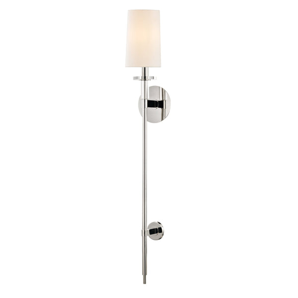 Lighting - Wall Sconce Amherst 1 Light Wall Sconce // Polished Nickel // Large 