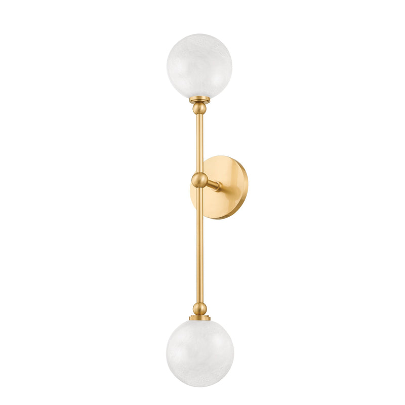 Lighting - Wall Sconce Andrews 2 Light Wall Sconce // Aged Brass 