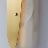 Lighting - Wall Sconce Aquamarine 1 Light Sconce // Vintage Polished Brass 