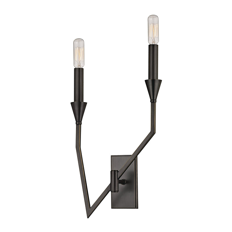 Lighting - Wall Sconce Archie 2 Light Right Wall Sconce // Old Bronze 