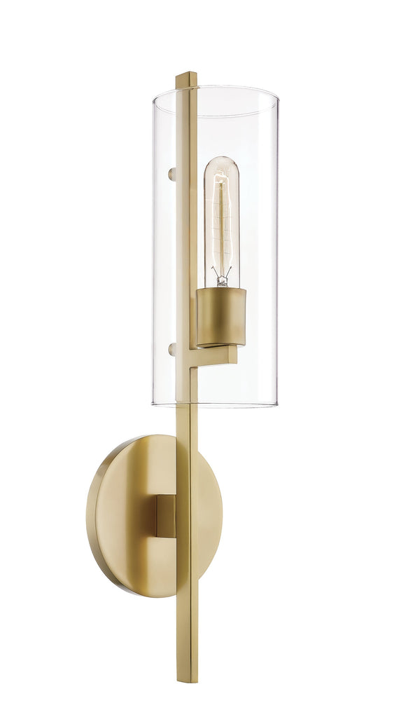 Lighting - Wall Sconce Ariel 1 Light Wall Sconce // Aged Brass 