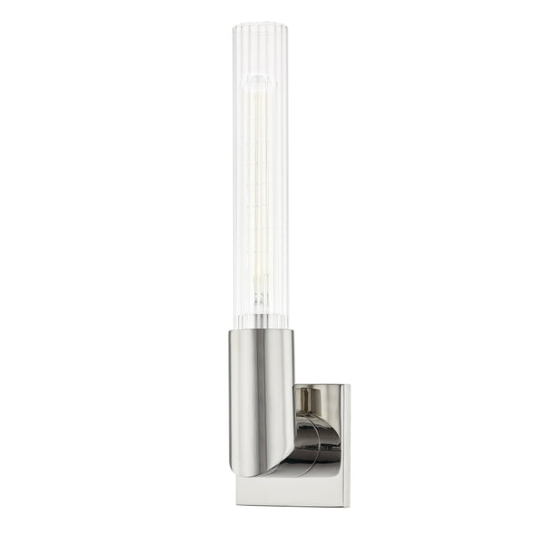 Lighting - Wall Sconce Asher 1 Light Wall Sconce // Polished Nickel 
