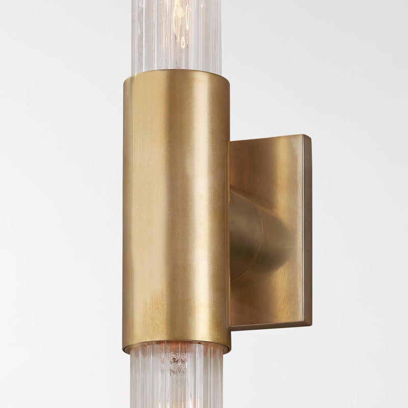 Lighting - Wall Sconce Asher 2 Light Wall Sconce // Aged Brass 