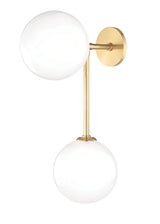 Lighting - Wall Sconce Ashleigh 2 Light Wall Sconce // Aged Brass 