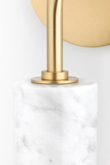 Lighting - Wall Sconce Asime 1 Light Wall Sconce // Aged Brass 