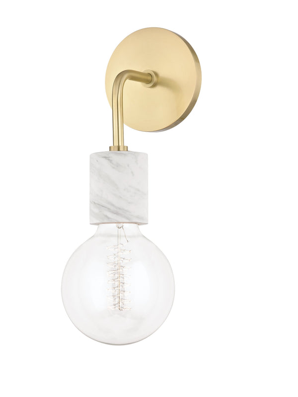 Lighting - Wall Sconce Asime 1 Light Wall Sconce // Aged Brass 