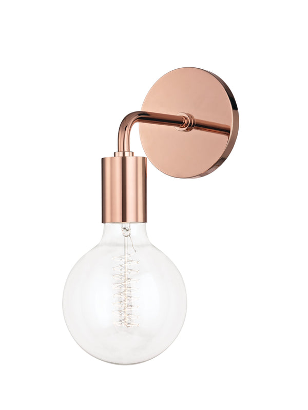 Lighting - Wall Sconce Ava 1 Light Wall Sconce // Polished Copper // Large 