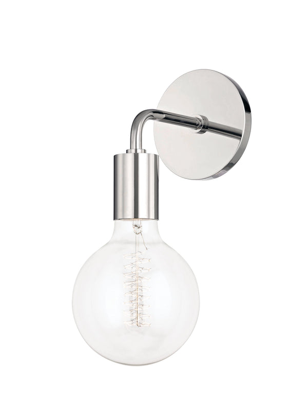 Lighting - Wall Sconce Ava 1 Light Wall Sconce // Polished Nickel // Large 
