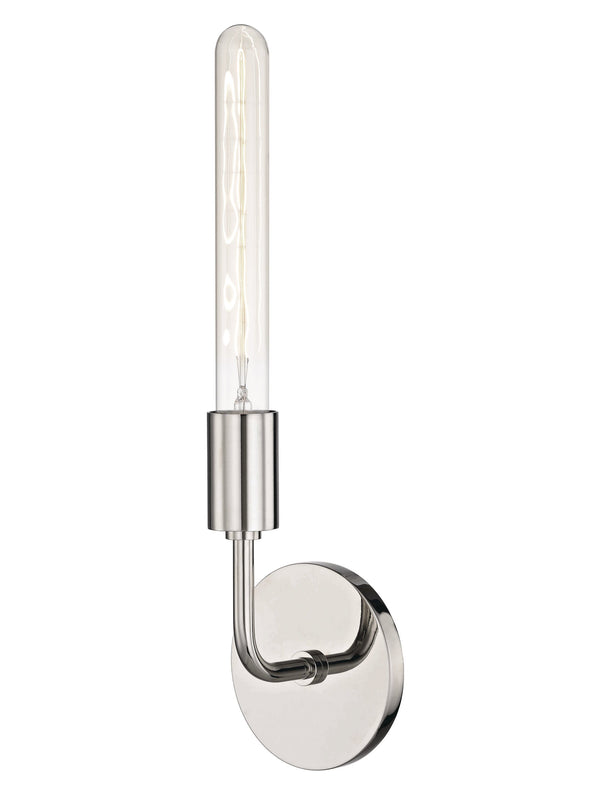 Lighting - Wall Sconce Ava 1 Light Wall Sconce // Polished Nickel // Small 