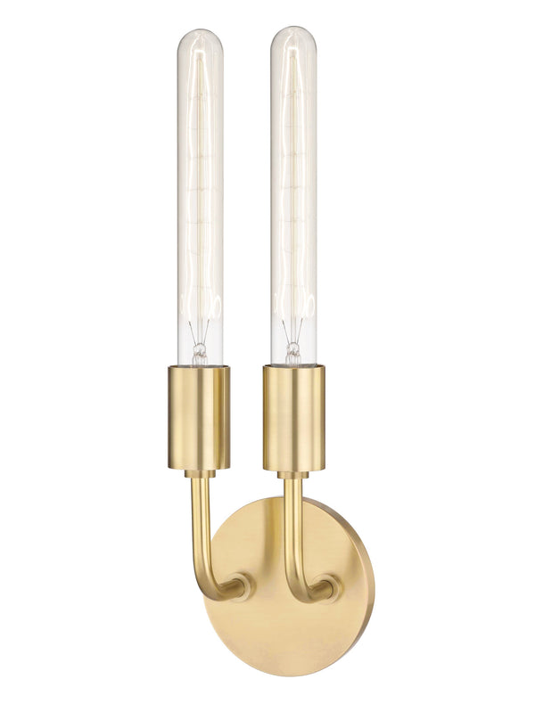 Lighting - Wall Sconce Ava 2 Light Wall Sconce // Aged Brass 