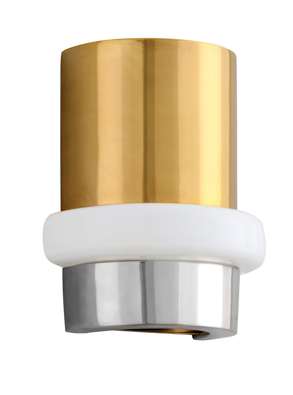 Lighting - Wall Sconce Beckenham 1lt Wall Sconce // Vintage Polished Brass and Nickel 